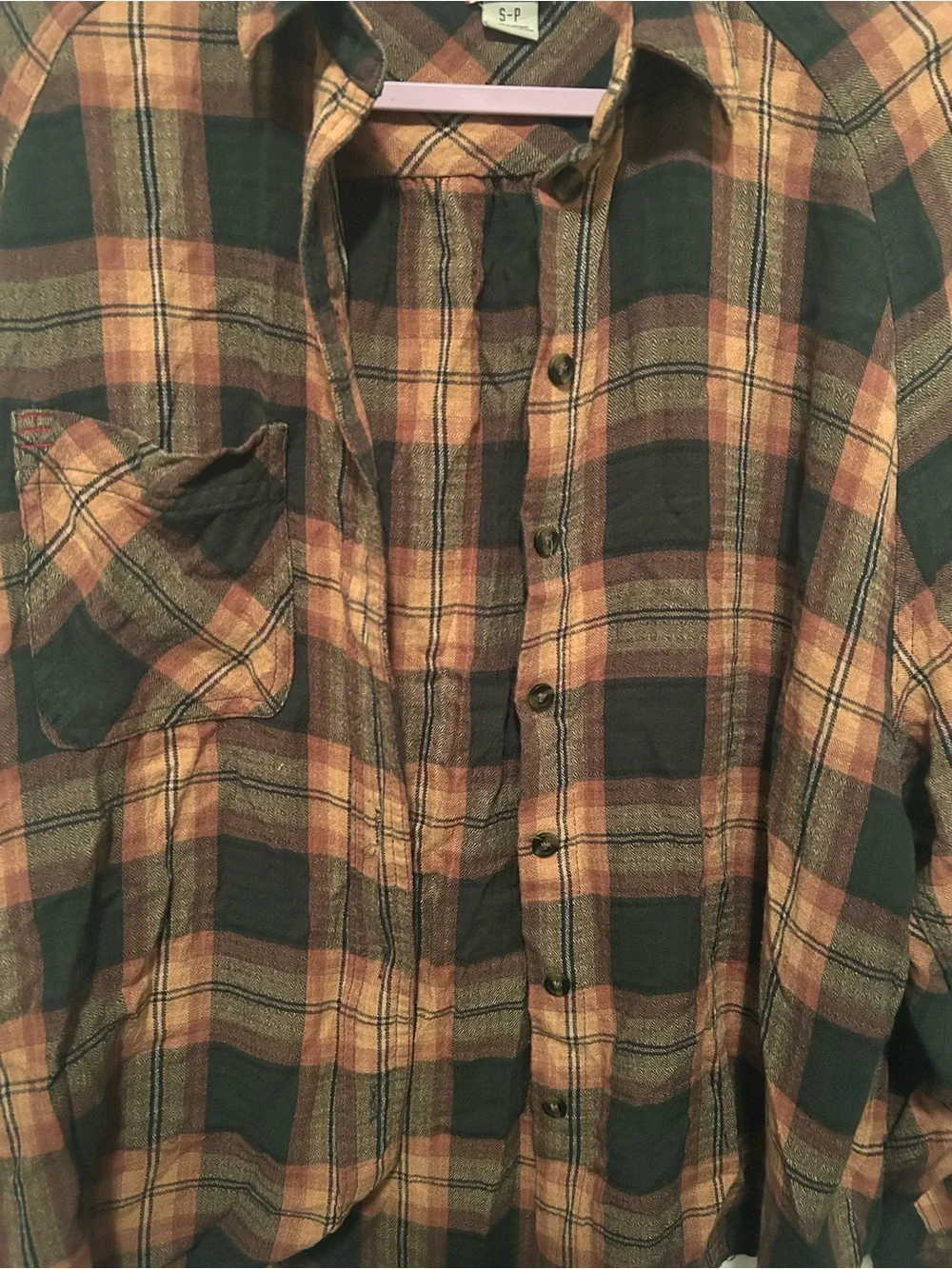 BDG Women’s Plaid Button-Down Shirt - Picture 3 of 5